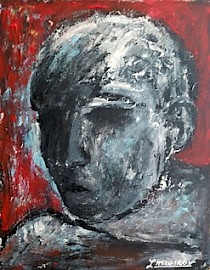 A man asleep 20x20